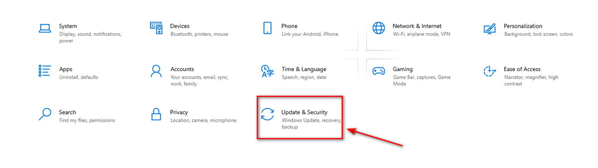 bước 2 update sercurity