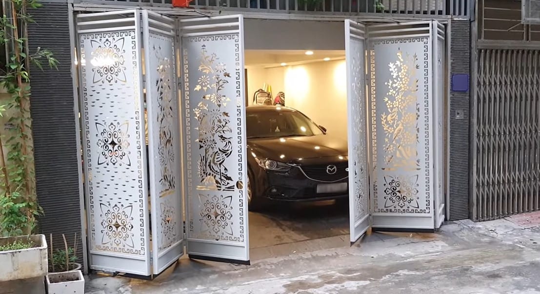 Cửa cổng xếp gọn