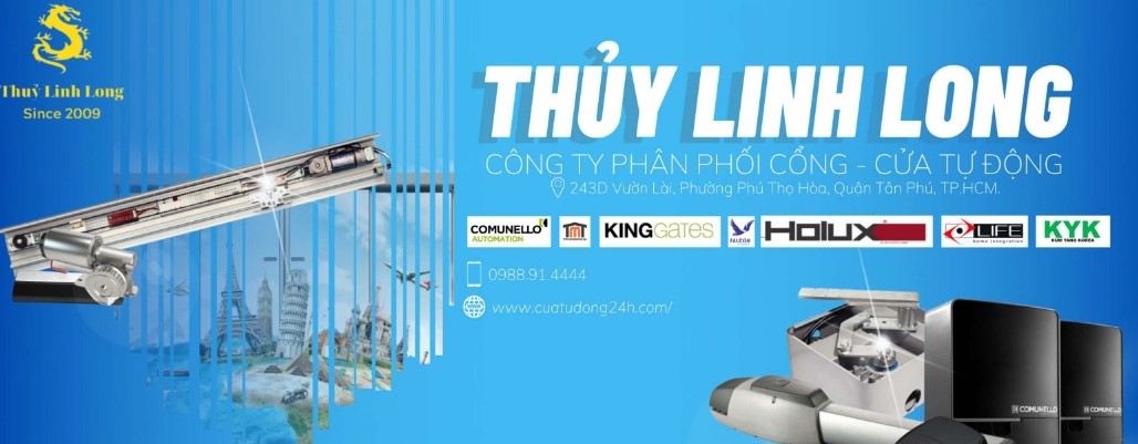 công ty thủy linh long lắp đặp cổng tự đổng tại tphcm