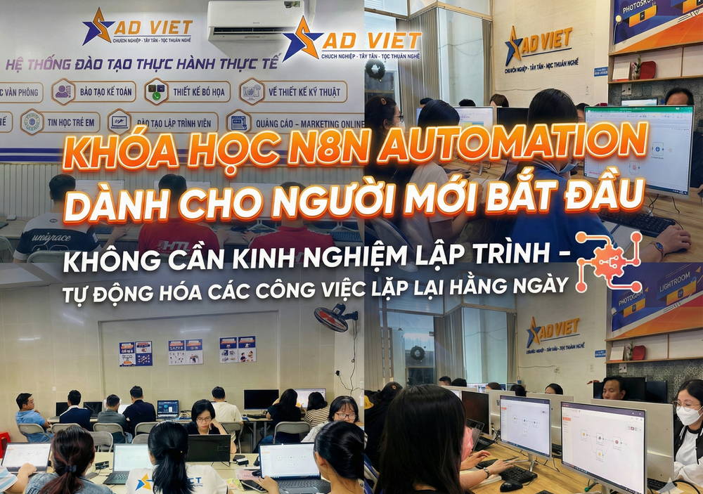khóa học n8n dành cho người mới bắt đầu
